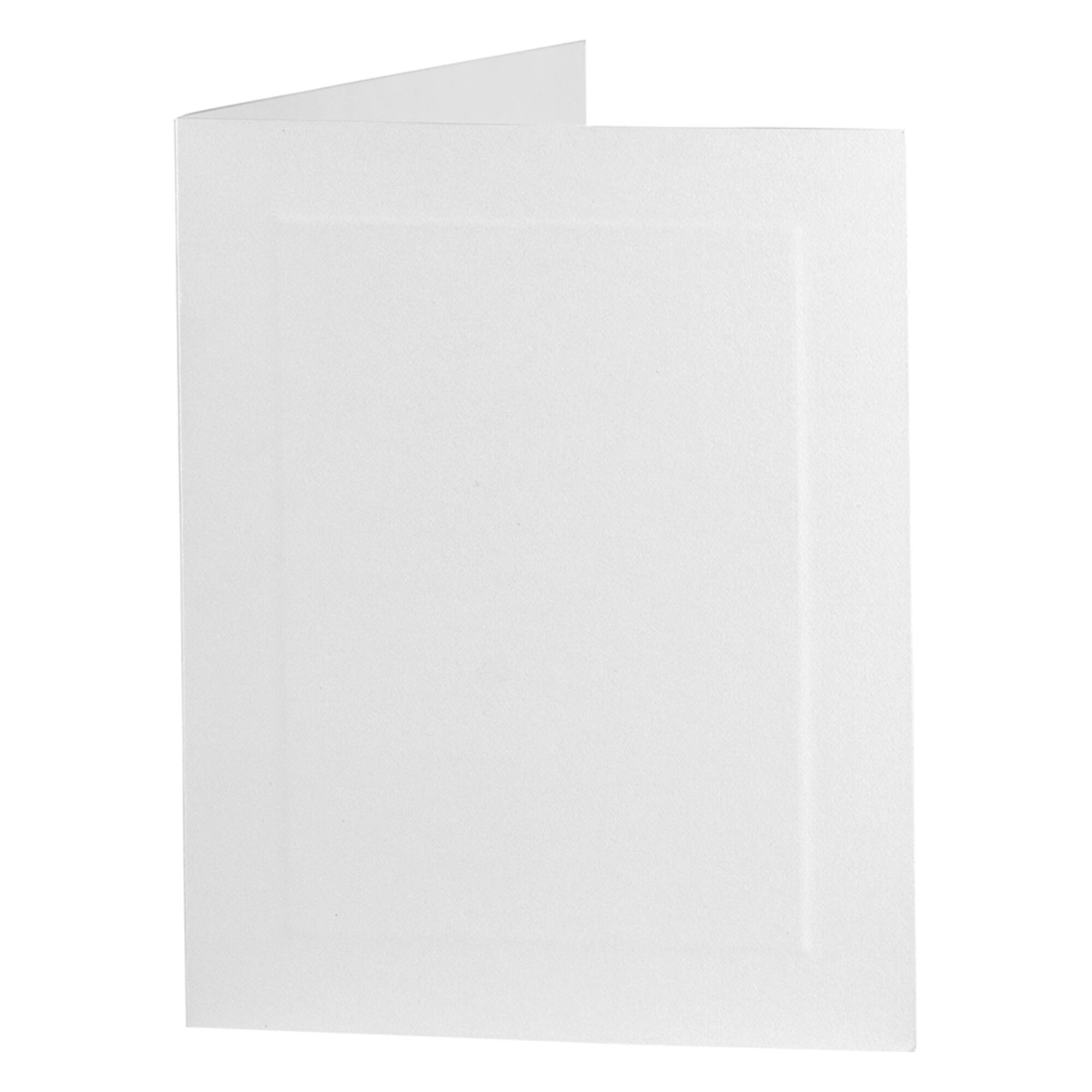 JAM Paper A2 White Blank Foldover Cards with Panel